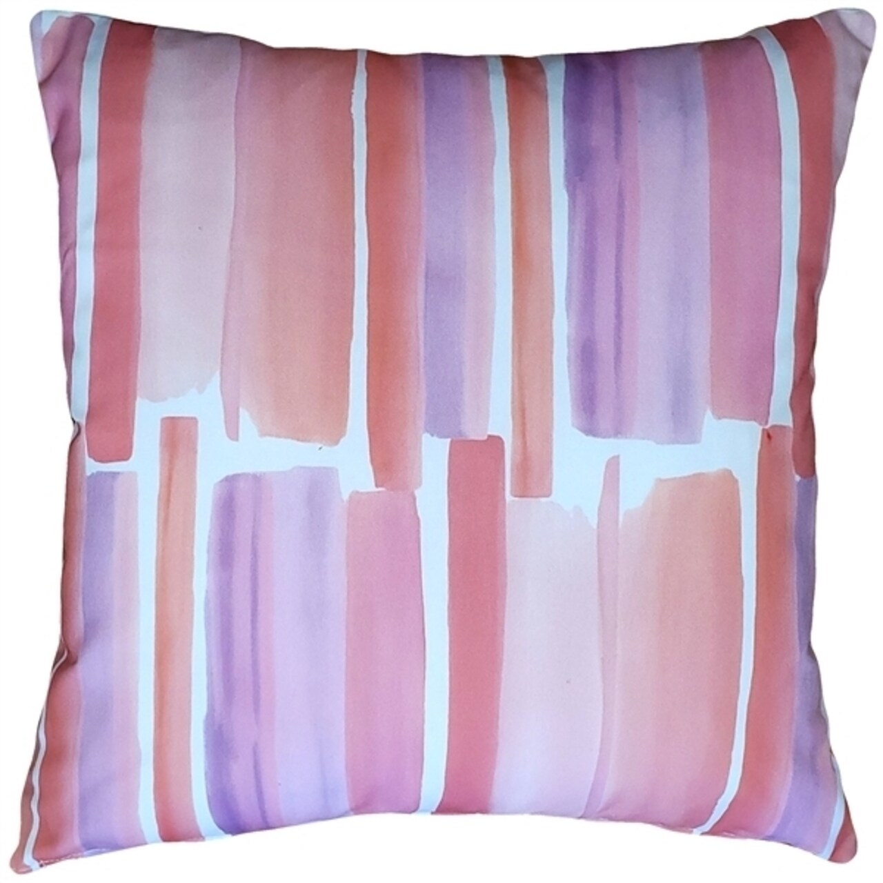 Pillow Decor Karalina Beach Glass Blush Throw Pillow 20x20